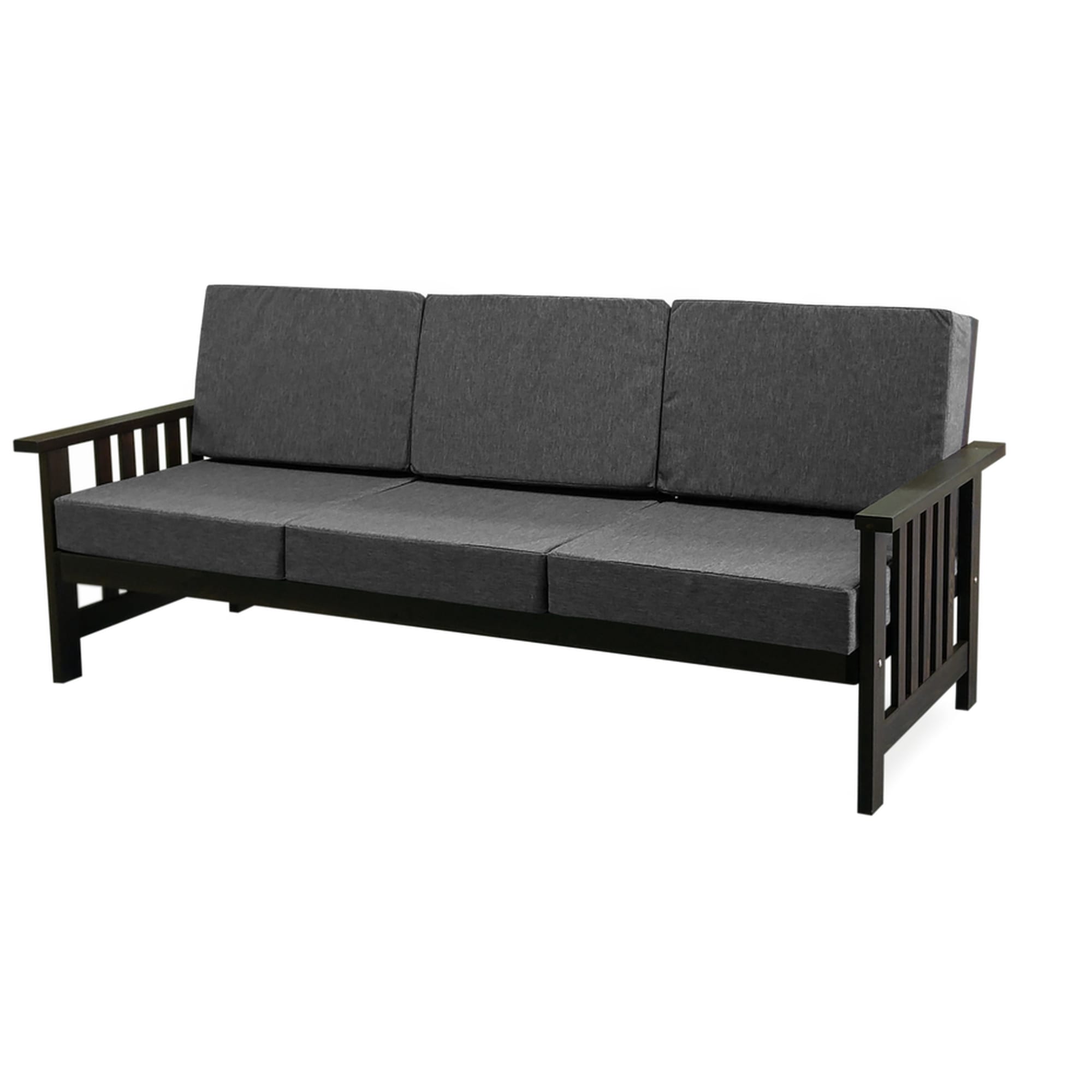 83823860 Диван садовый Барон 80x80x195 см 3-х местный (до 250 кг) дерево коричневый Santreyd 