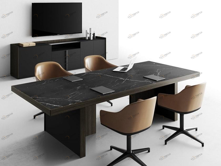 CUF Milano Стол для переговоров со столешницей из керамогранита Vittoria Vi ta 70