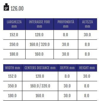 Cosma Ручка мебельная мостовая из замака  12722  - Вид №1
