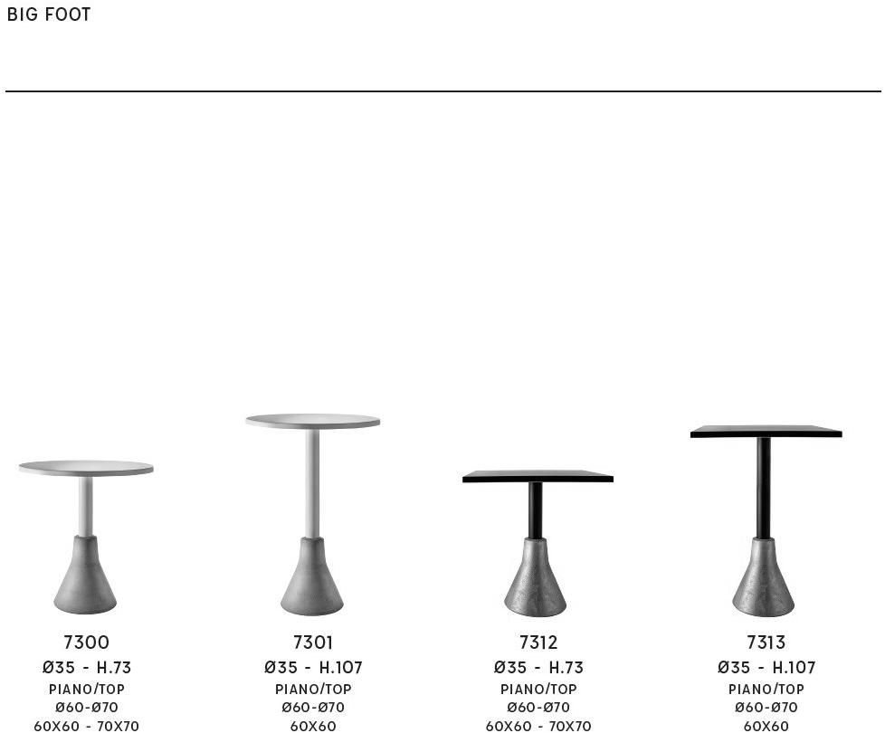 Sedex Круглый журнальный столик на контракт  7312  - Вид №1