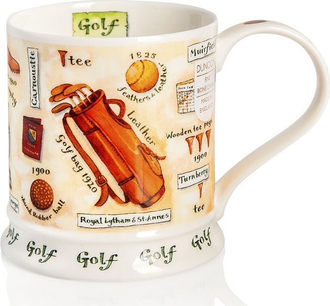 10607752 Dunoon Кружка Dunoon "Гольф.Айона" 400мл Фарфор костяной 