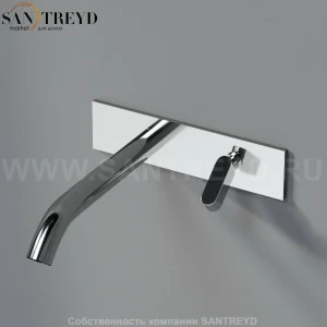 Встроенный смеситель ARUB1082TS SQUARE для раковины хромированный