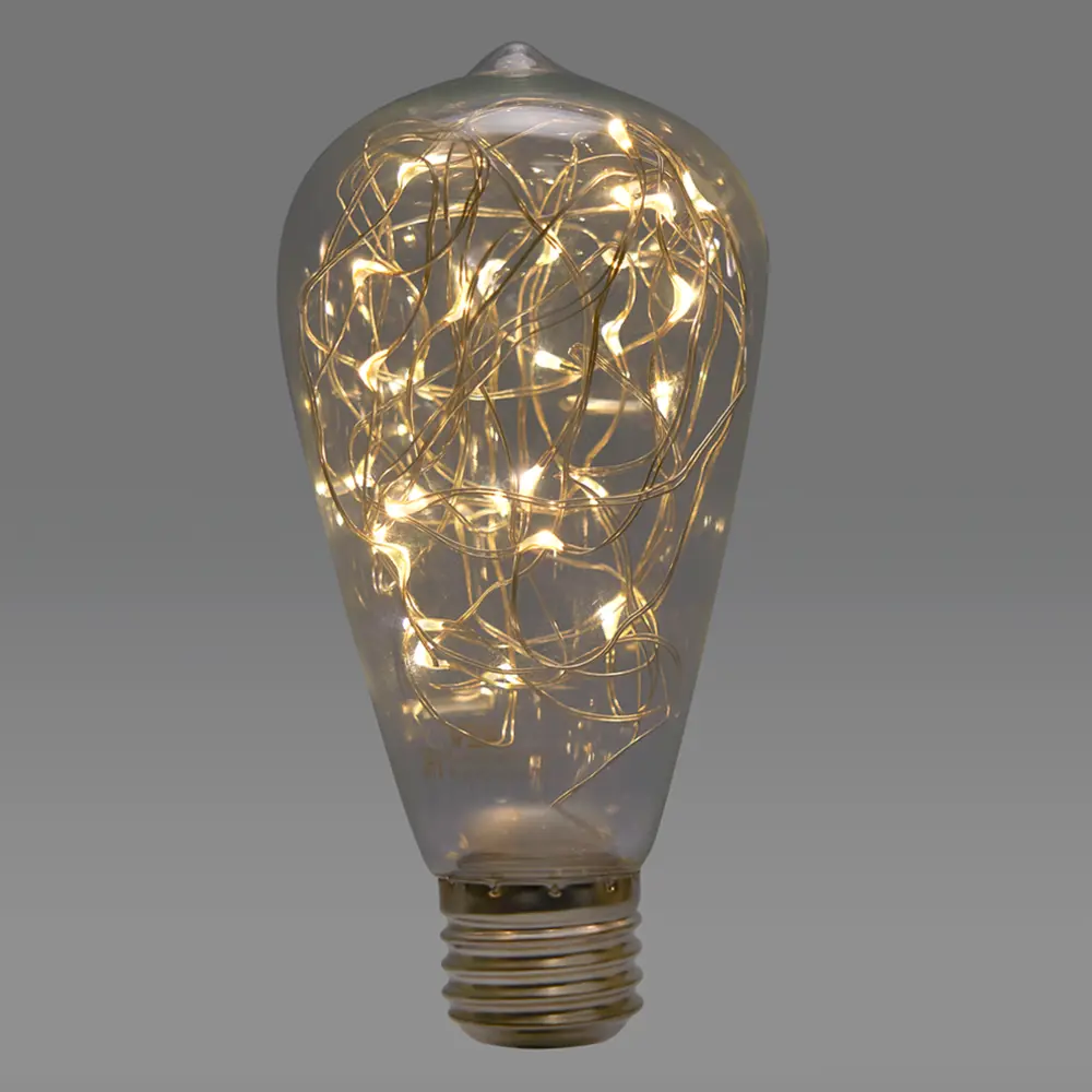 Лампа светодиодная Feron E27 LB-380 230 В 3 Вт декоративная 250 Лм желтый цвет света STLM-2091774