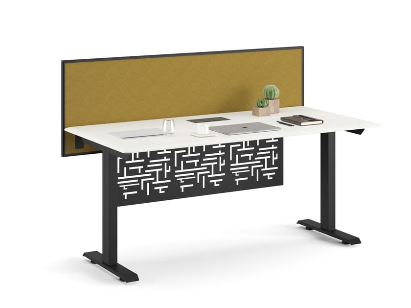 Прямоугольный стол со звукопоглощающими перегородками Ersa THOR ARCH-00027276