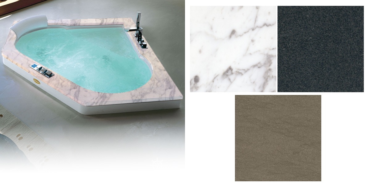 Ванна встроенная с гидромассажем "TOP" Aura Corner 160 9F43-527 Jacuzzi 9F43527 - Вид №1