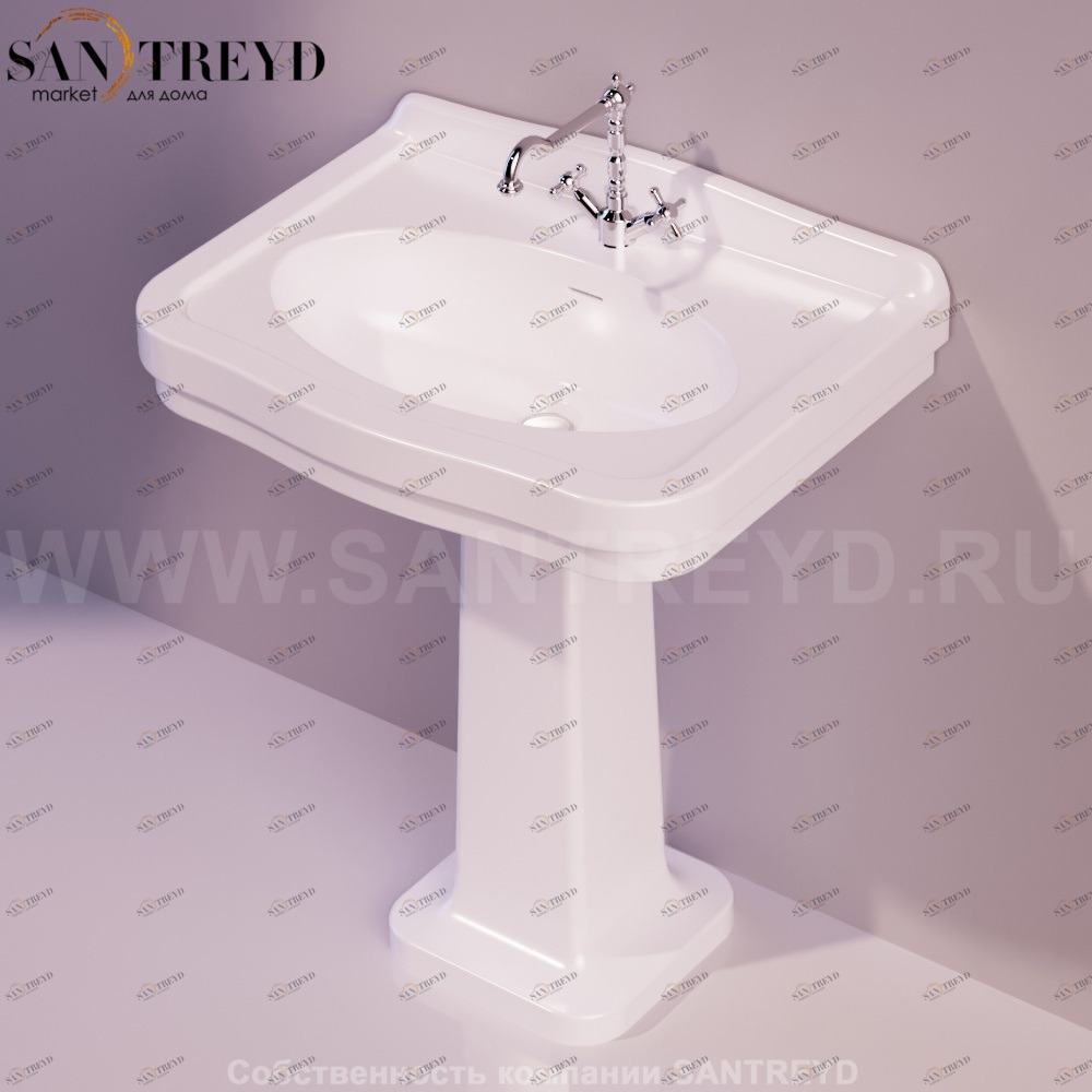 LO924BIANCO Подвесная раковина настенная прямоугольная Simas Londra белая