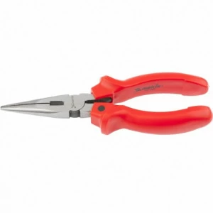 Длинногубцы прямые Standard 160 мм шлифованные пластмассовые рукоятки MATRIX