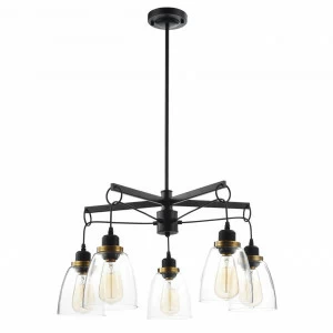 Подвесная люстра Freya Louise FR4167-PL-05-BL FREYA ДИЗАЙНЕРСКИЕ, LOUISE 187916 Коричневый