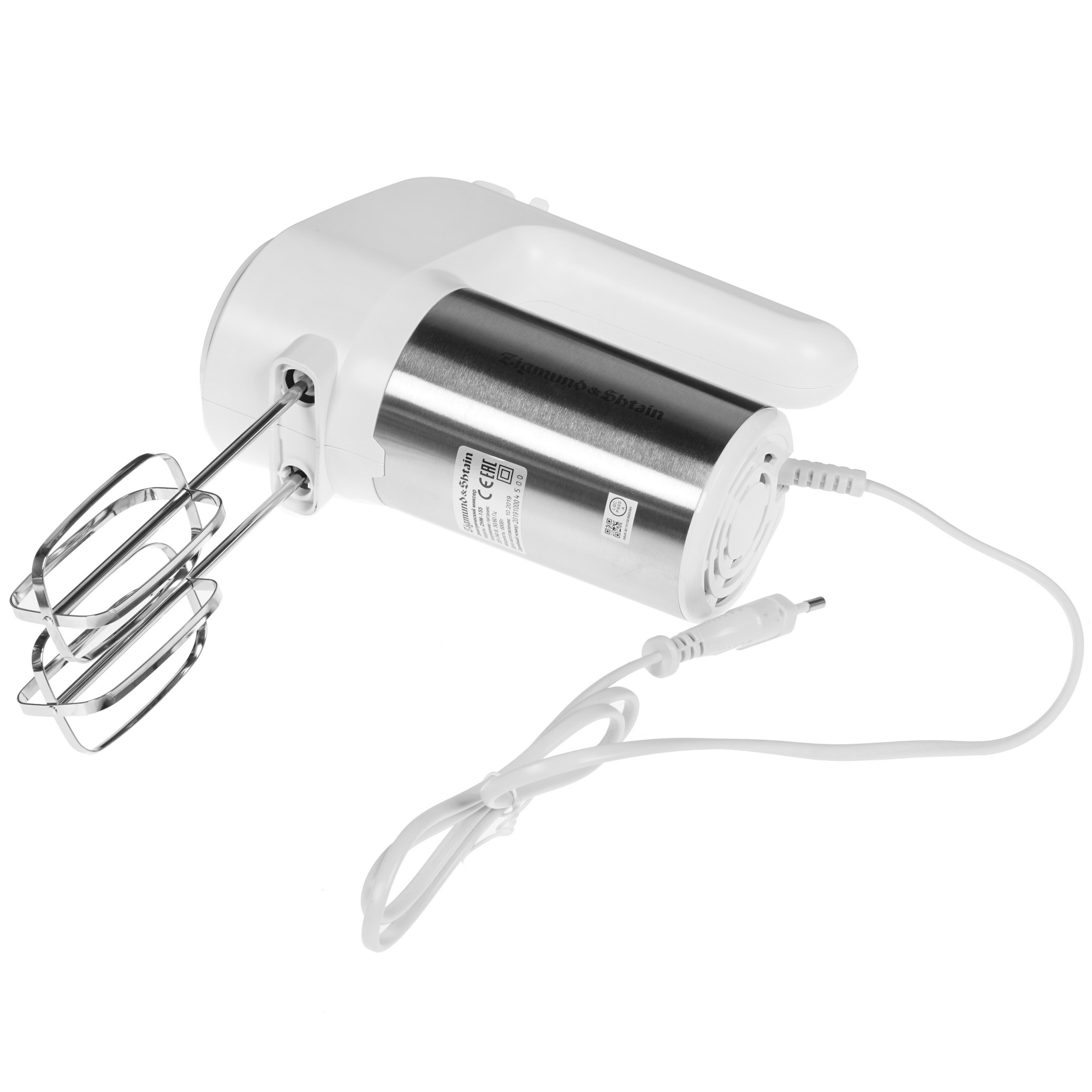 8157873 Миксер Zigmund & Shtain ZHM-155 серебристый STDN-0071822 - Вид №6