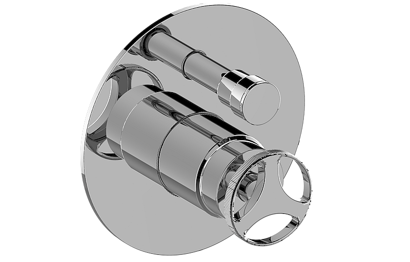 E-7081-C19-T PROGRESSIVE concealed shower mixer with diverter 1/2” - Trim only GRAFF Harley