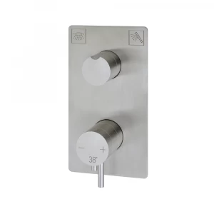 Термостат для душа встроенный 2 потока