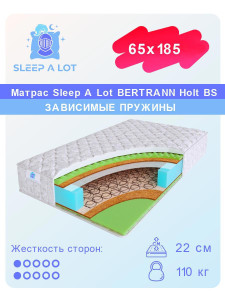 91124926 Матрас Bertrann Holt BS 65x185 см зависимый пружинный блок STLM-0494116 SLEEP A LOT