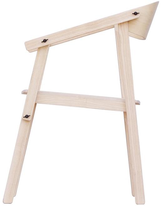 Askia Стул ясень с подлокотниками Atelier 1.c06.ah.mnt - Вид №1