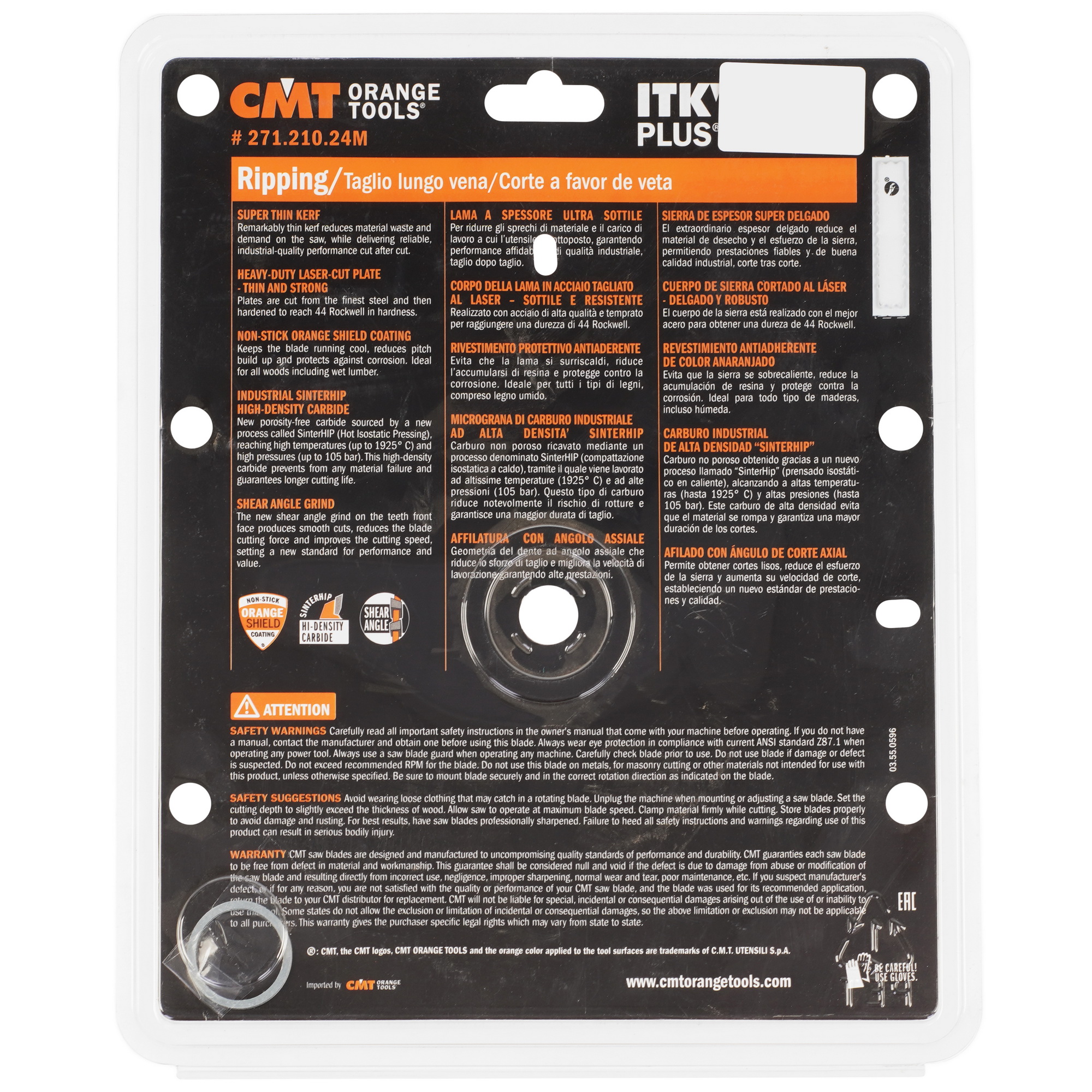 Диск пильный CMT 271.210.24M 5489527 STDN-0142284 - Вид №2