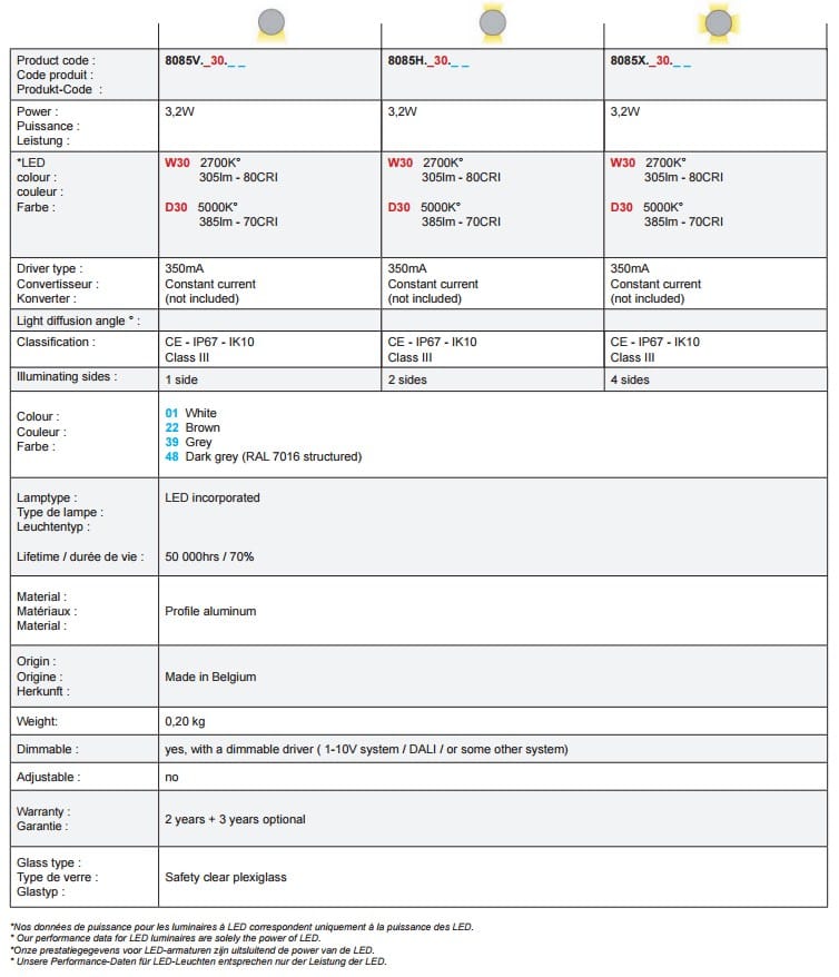 Открытый алюминиевый светодиодный маркер BEL-LIGHTING ARCH-00070821 - Вид №7