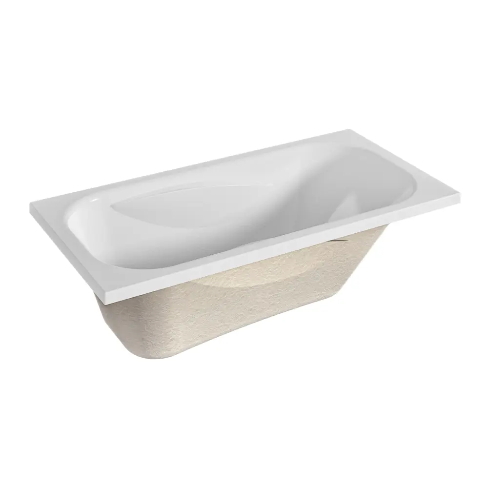 Ванна 100Acryl Luara акриловая 120x70 см ножки в комплекте STLM-2044646 - Вид №2