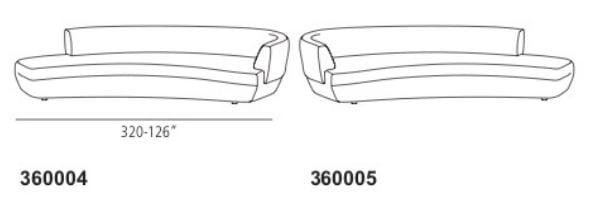 Dormeuse из кожи или ткани Vibieffe 360 Confident ARCH-00121130 - Вид №2