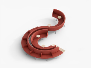 Изогнутый диван