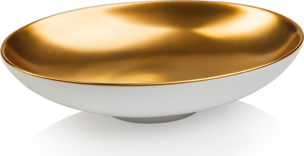 91579 Sieger by Furstenberg Чаша овальная Sieger by Furstenberg "Мой фарфор! Золотое сокровище" 12см Фарфор 