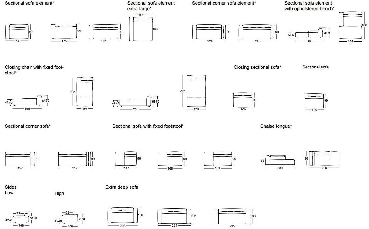 Rolf Benz Дормез из ткани Rolf benz 552 mio sun-id-1427111 - Вид №1
