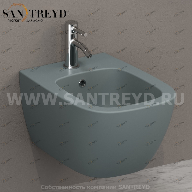 GNS10BL Биде подвесное GENESIS Ceramica Globo