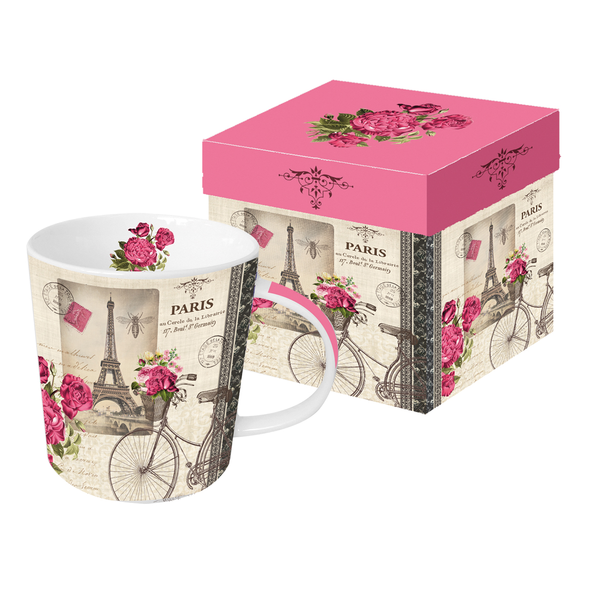 602884 Кружка, 0,35 мл, выс 10 см, фарфор, подарочная коробка PPD PAPER PRODUCT DESIGN Santreyd 