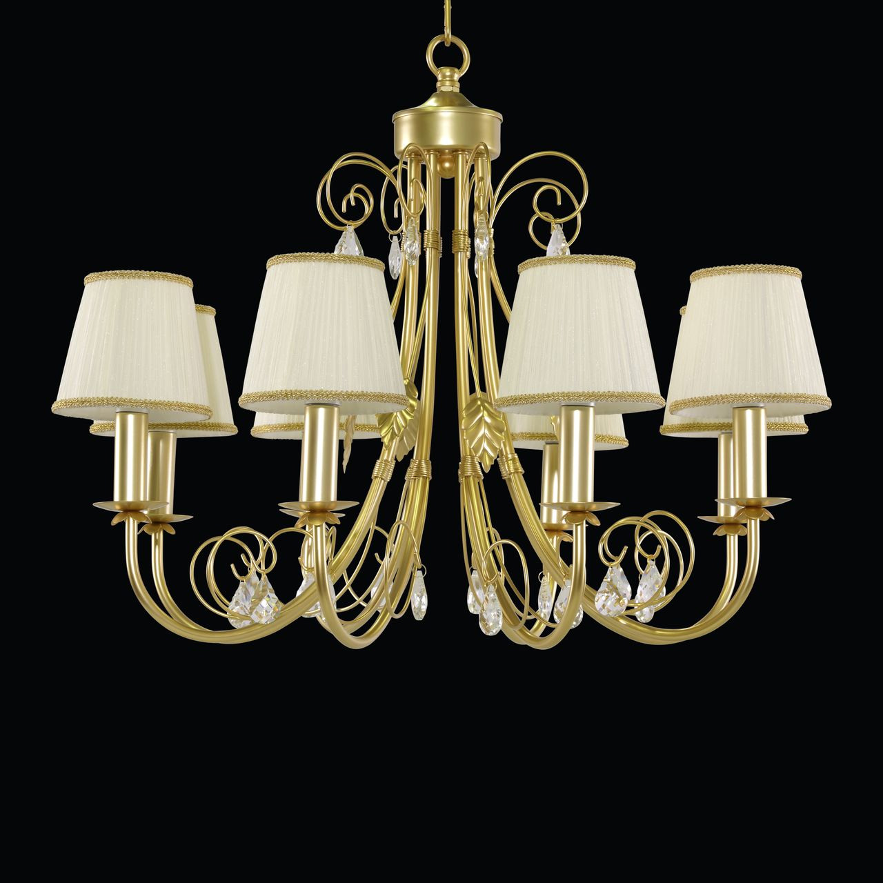 Люстра дизайнерская Input белая с золотом 781082 LIGHTSTAR ДИЗАЙНЕРСКИЕ, MODESTO 057565 Белый  - Вид №1