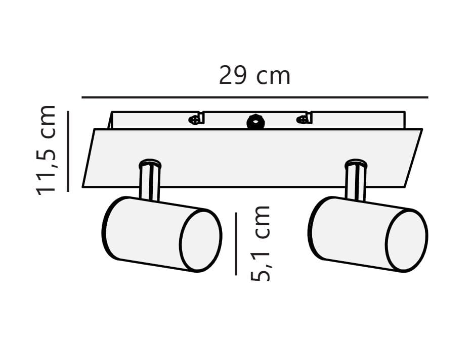 Регулируемый потолочный светильник с несколькими металлическими лампами Nordlux Frida ARCH-00080910 - Вид №1