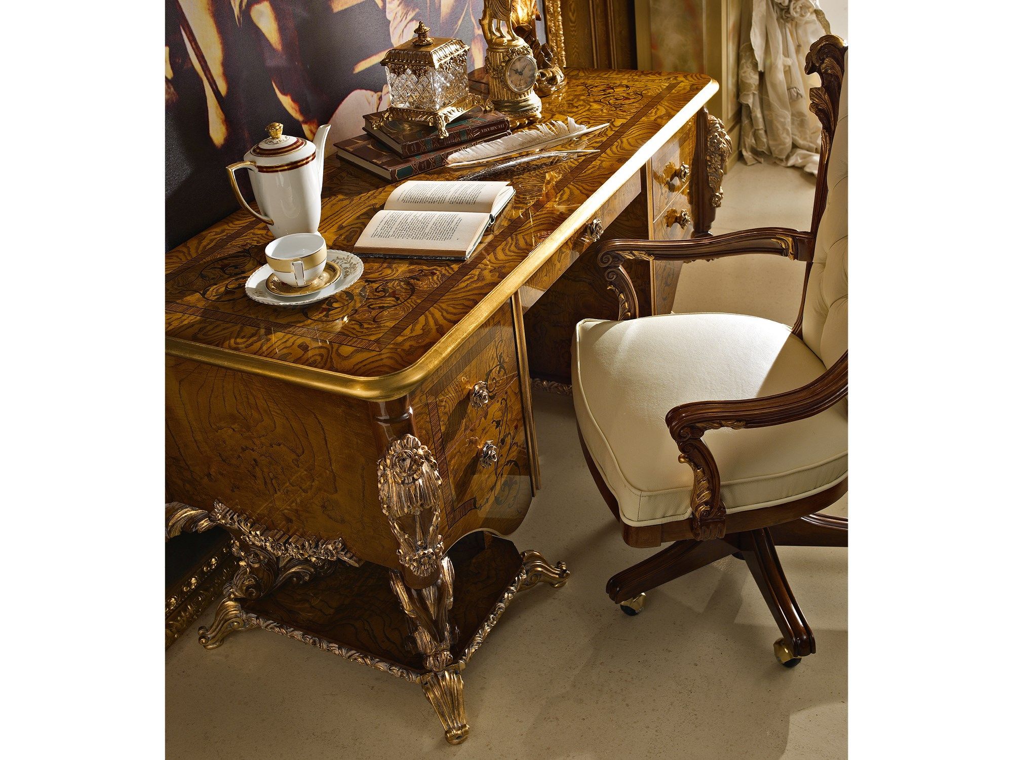 Вращающееся кресло с колесами A.R. Arredamenti водолазка ARCH-00076022 - Вид №2