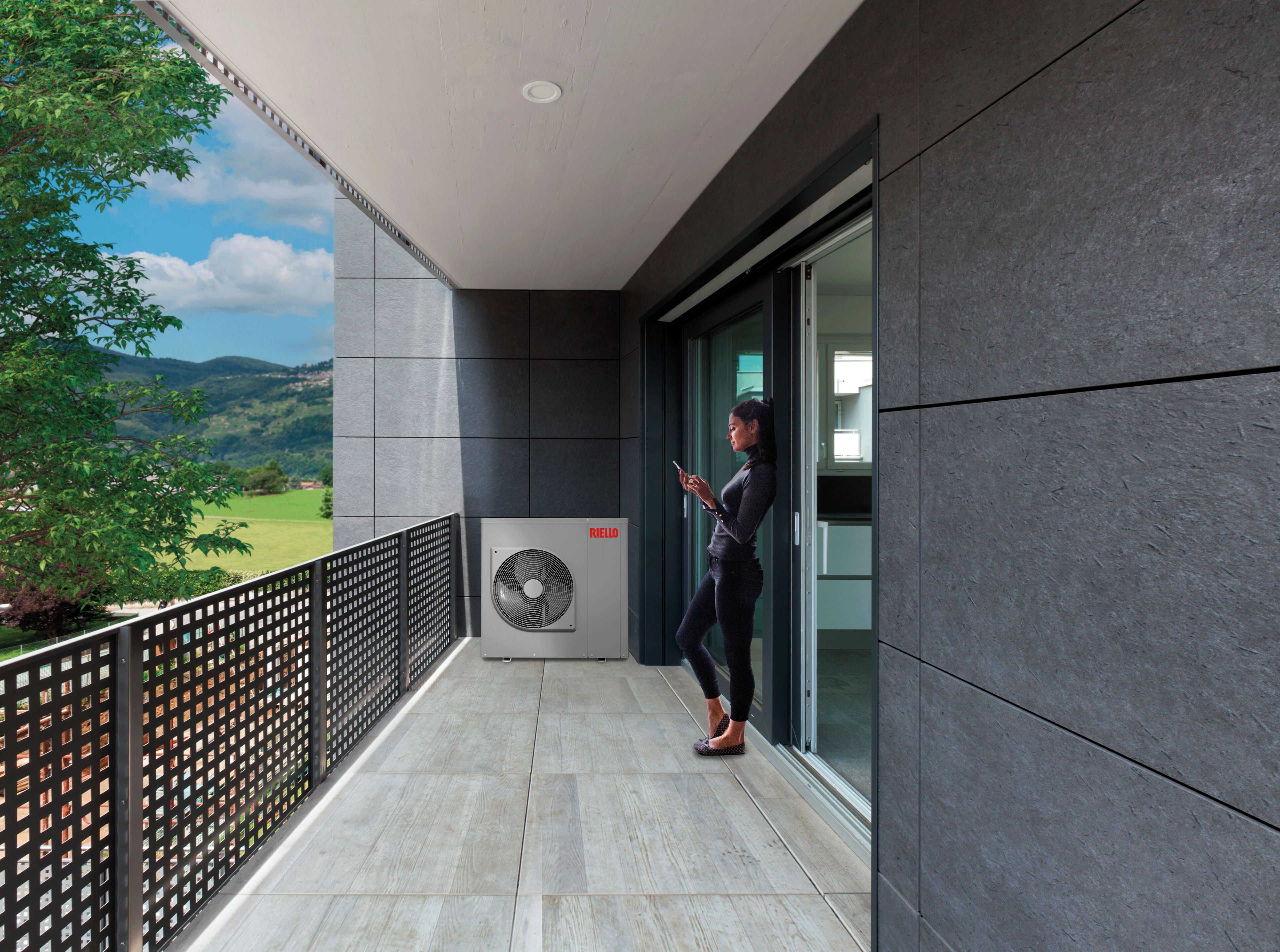 Воздушный/водяной тепловой насос RIELLO NXHP ARCH-00094137 - Вид №5