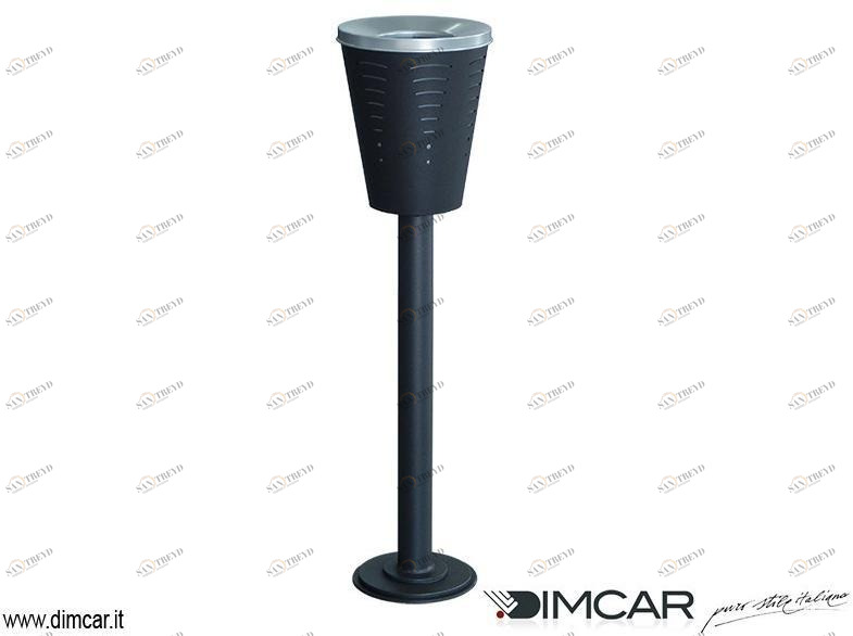 DIMCAR Напольная пепельница из стали для общественных мест  424-bis 