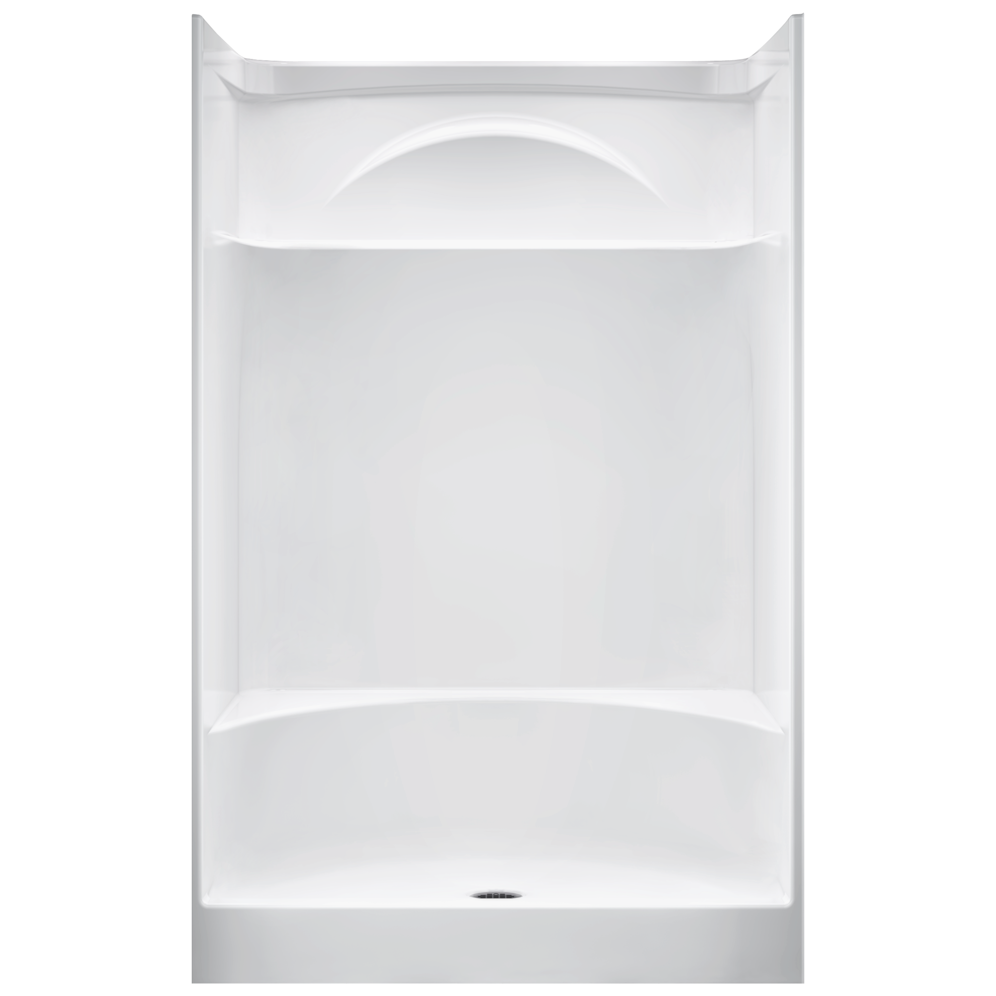 214836AC01 48 дюймов X 36 дюймов. Цельный душ Delta Faucet Styla Глянцевая кость 