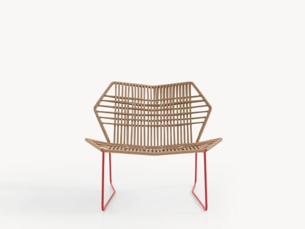 Кресло с плетением из инженерного пластика MOROSO Tropicalia ARCH-00149723 - Вид №15