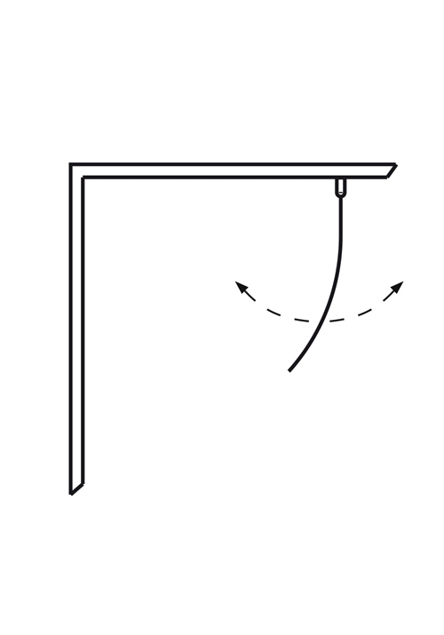 1450700 Душевная Дверь Original Round 70 Chrome Clear Glass Hafa Прозрачный  - Вид №1
