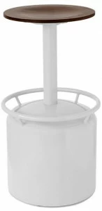 Vela Arredamenti Табурет из железа с подставкой для ног Botero