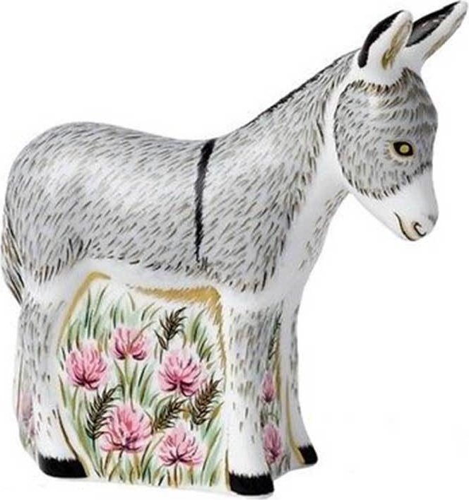 10570210 Royal Crown Derby Пресс-папье Royal Crown Derby "Осленок" 13,5см (пара к 61188) Фарфор костяной 