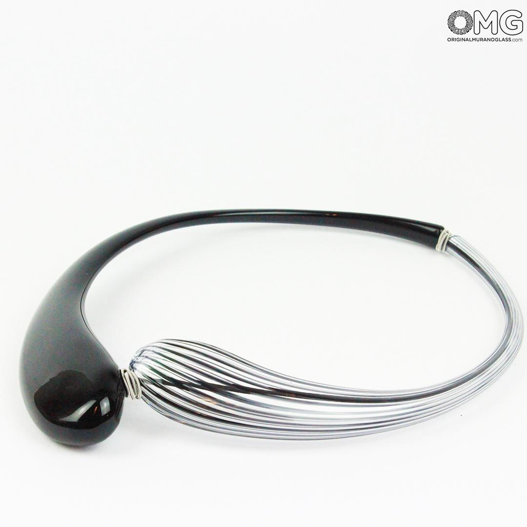 950 ORIGINALMURANOGLASS Колье Дениз - высокая филигрань - муранское стекло OMG 21 см  - Вид №1