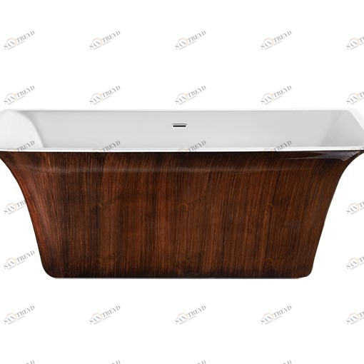 Ванна акриловая отдельностоящая Brown Wood Lagard EVORA lgd-evr-bw