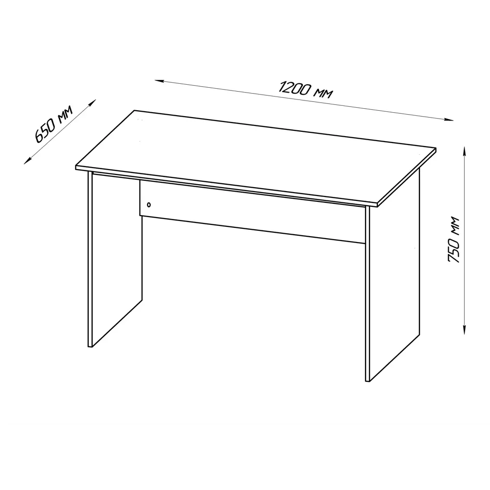 Письменный стол Santreyd Праксис: элегантное рабочее пространство 120х65 см 89393053 STLM-1497430 - Вид №3