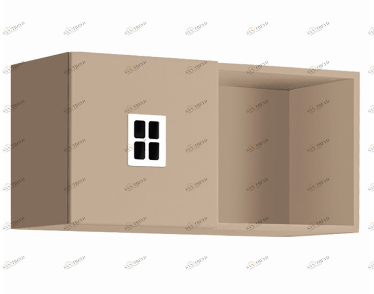 Полка детская горизонтальная "Амстердам-1" МАНДАРИН АМСТЕРДАМ 179552 Бежевый Santreyd 