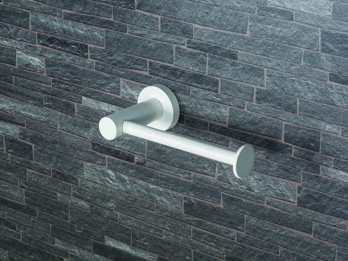 W4908BM W4908 BM Держатель туалетной бумаги (белый) COLOMBO PLUS Colombo Design - Вид №1