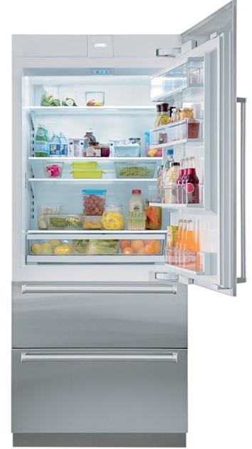 Sub-Zero Встраиваемый холодильник из нержавеющей стали с диспенсером для воды класса а + Designer Icbit-36ciid  - Вид №1