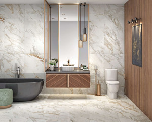CALACATTA ORO — Элегантность мрамора в вашем интерьере FP1006-A Arcadia Ceramica
