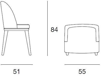 Pacini & Cappellini Мягкое кожаное кресло  5469  - Вид №2
