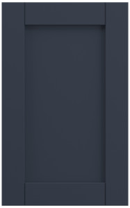 Фасады для кухни Кантри Фрезеровка «Лжевыборка» 701 Деним