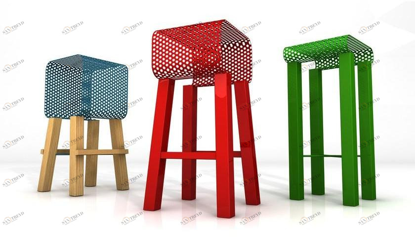 GARDA DESIGN Табурет из перфорированного листового металла sun-id-1354509