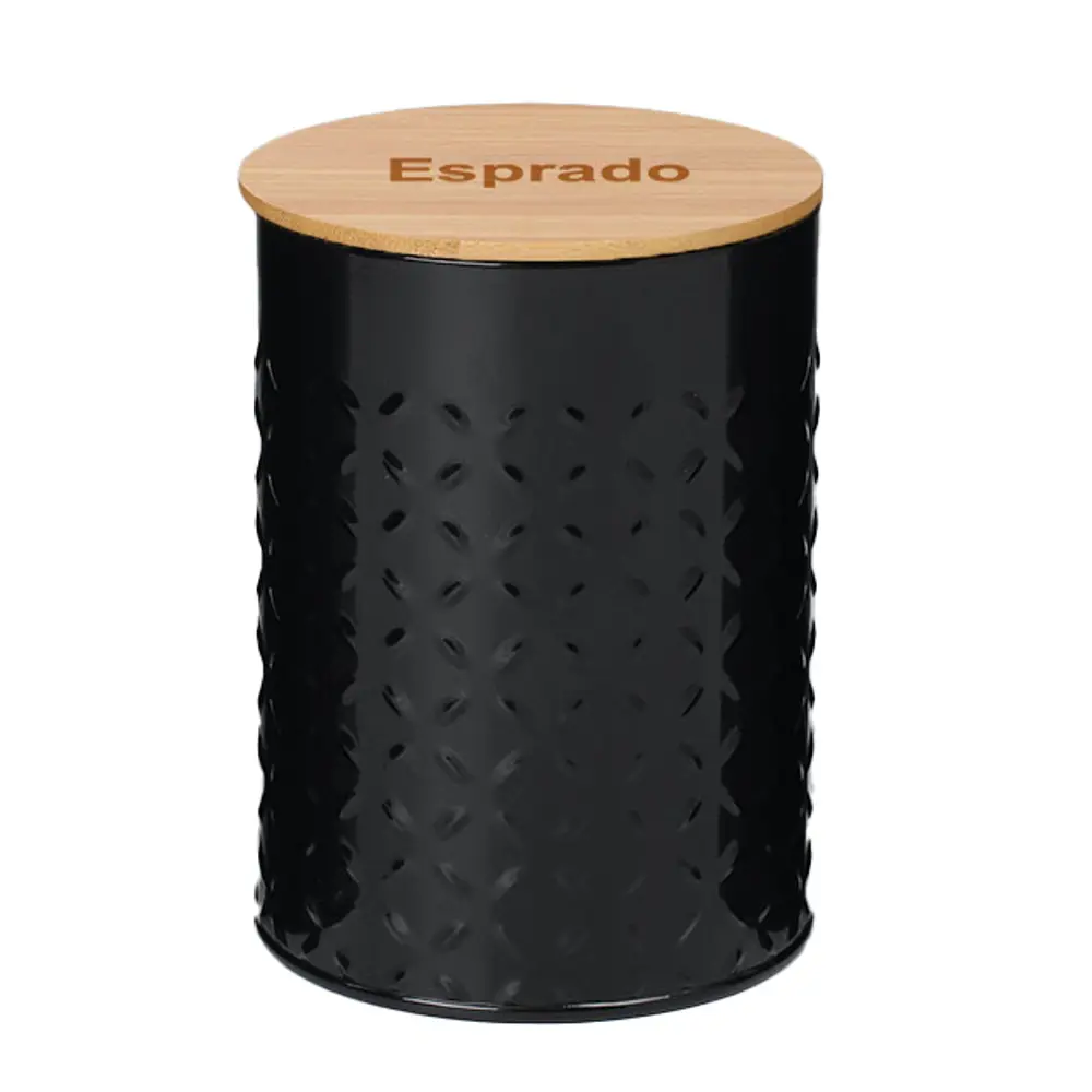 Банка для сыпучих продуктов Esprado Tinta 1350 мл нержавеющая сталь черный STLM-2058447 - Вид №1