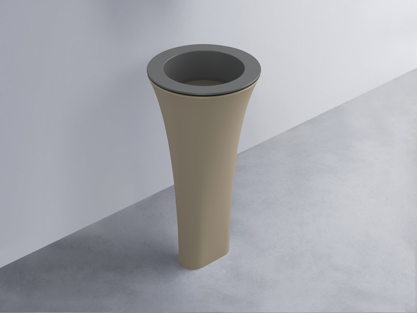 AMLA45-CM+AMPILT-FN+AMCOLT-AV Раковина Amedeo Tondo отдельностоящая cielo Enjoy + Amedeo Ceramica Cielo
