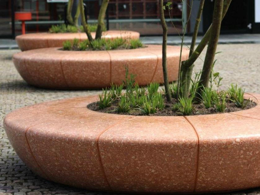 Bellitalia Круглая скамья со встроенной сеялкой без спинки Olimpo sun-id-1390442 - Вид №2