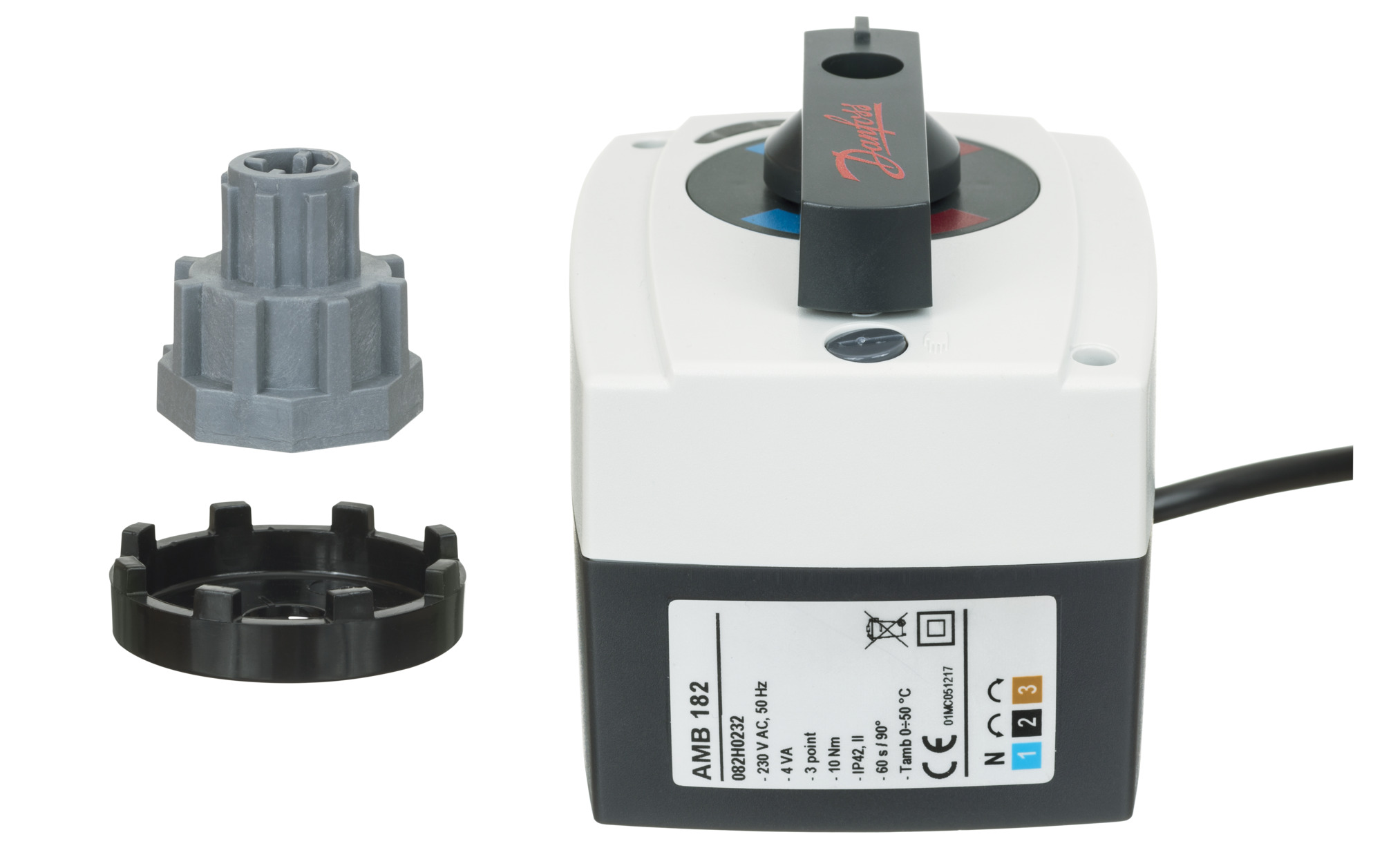 Danfoss Электроприводы серии AMВ для поворотных регулирующих клапанов AMB 182, привод, 24В,импульсный, 240с, К 082H0236  - Вид №24